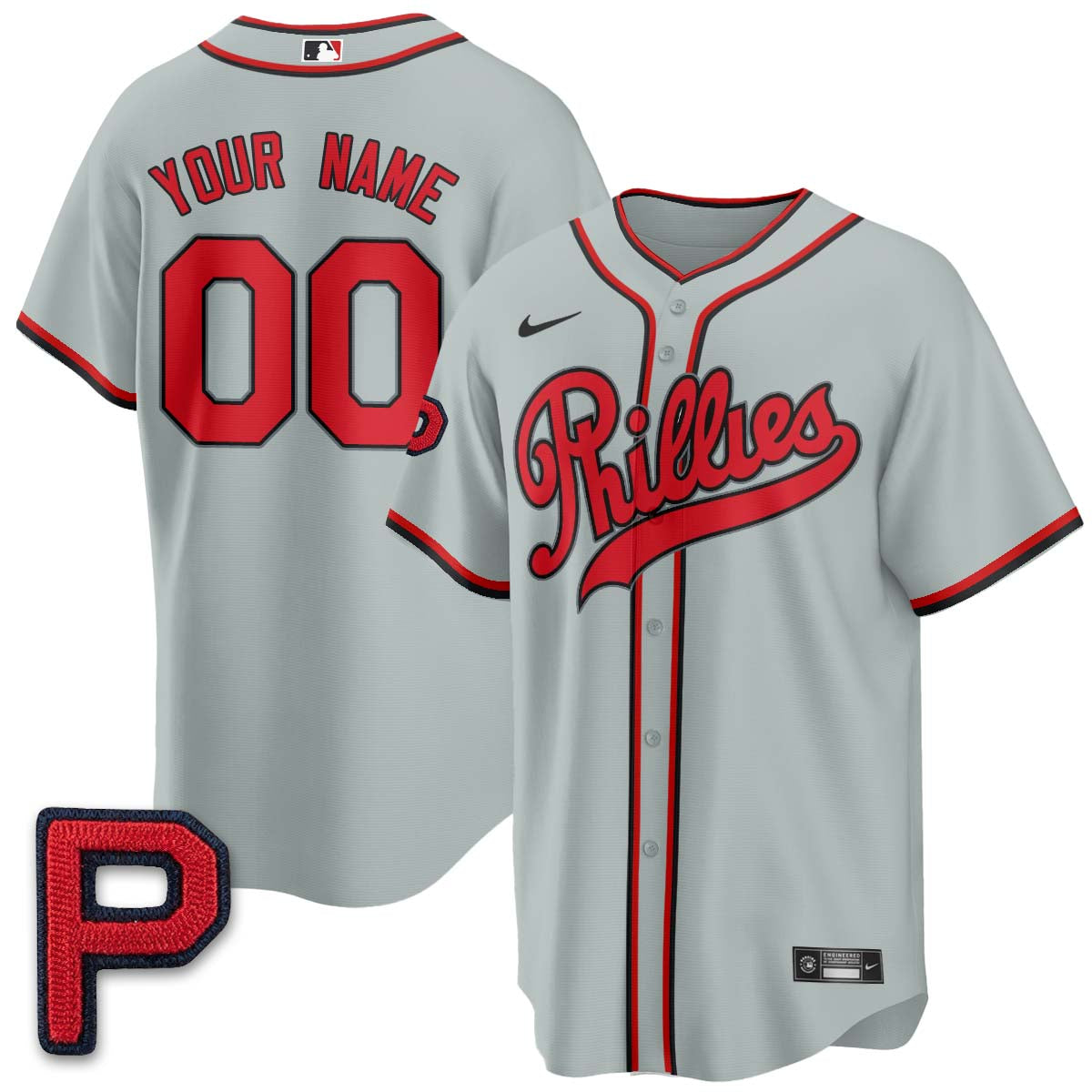 Philadelphia Phillies 2026 Field of Dreams Stadium Vapor Custom Jersey V2 - Stitched