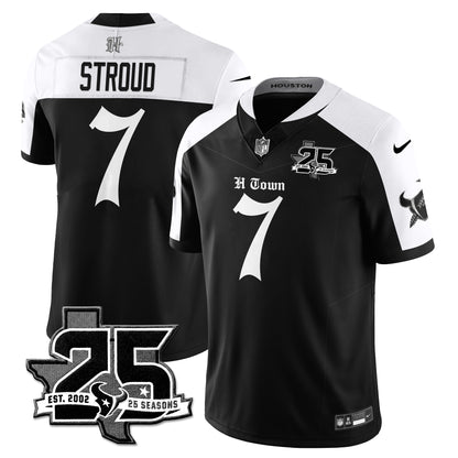 HOU 25th Seasons in 2026 Gothic Vapor Gold Edition Limited Jersey - All Stitched