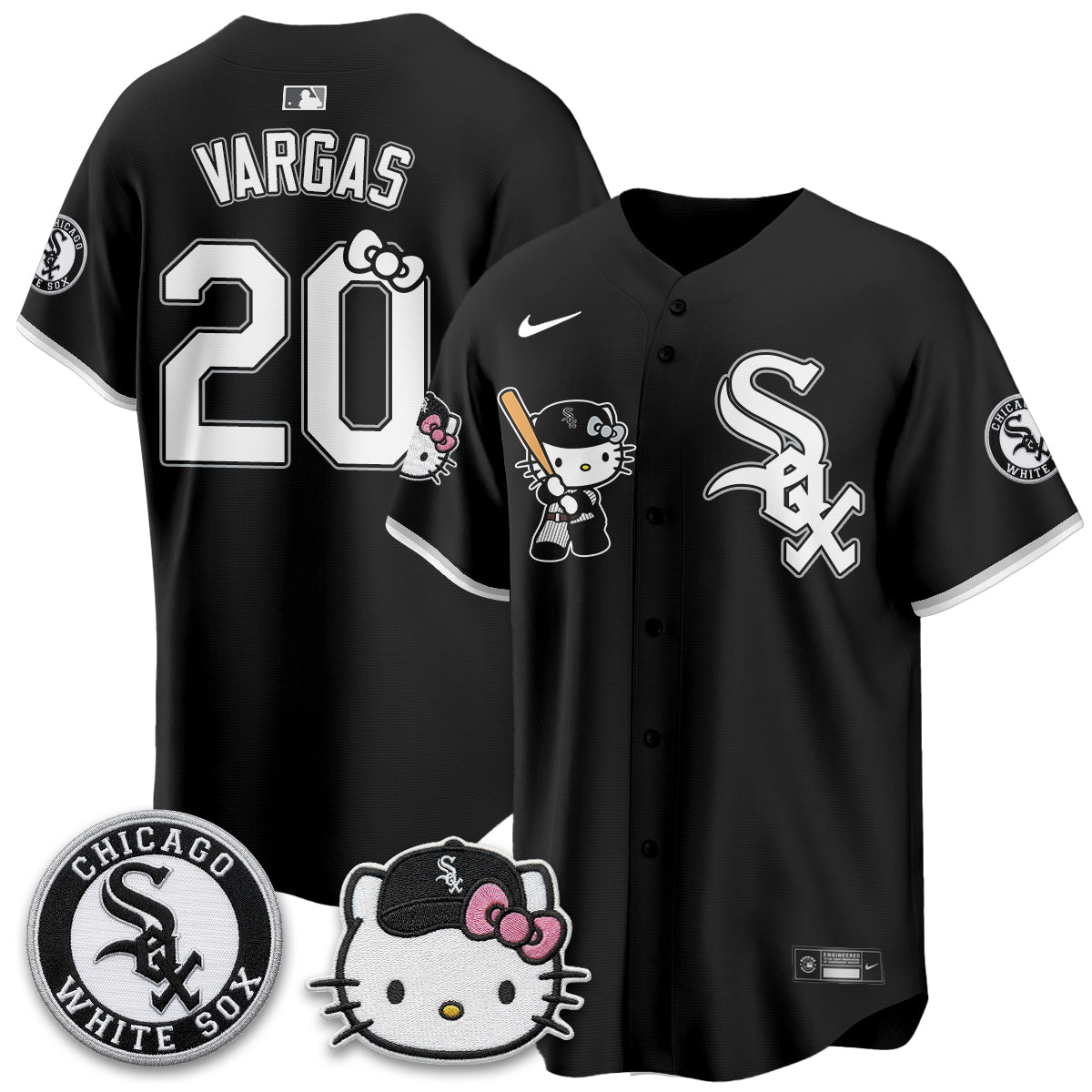 Chicago White Sox x Meow KT Vapor Jersey - Stitched