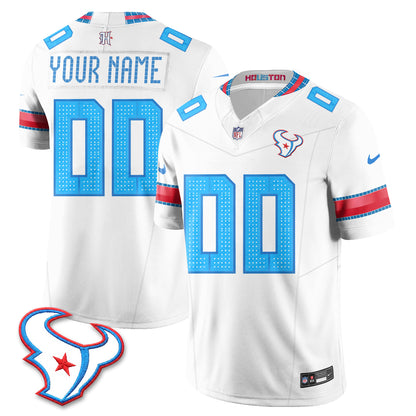 Houston Texans 2026 Rivalries Vapor Custom Jersey - Stitched