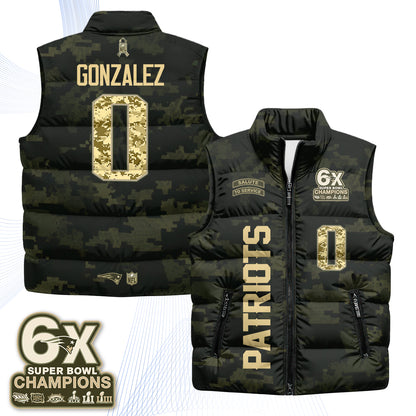 NE 2026 Salute to Service Puffer Vest - Printed