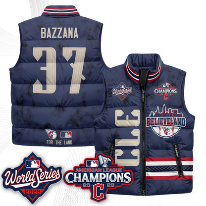 CLE 2026 AL Champions Puffer Vest - Printed