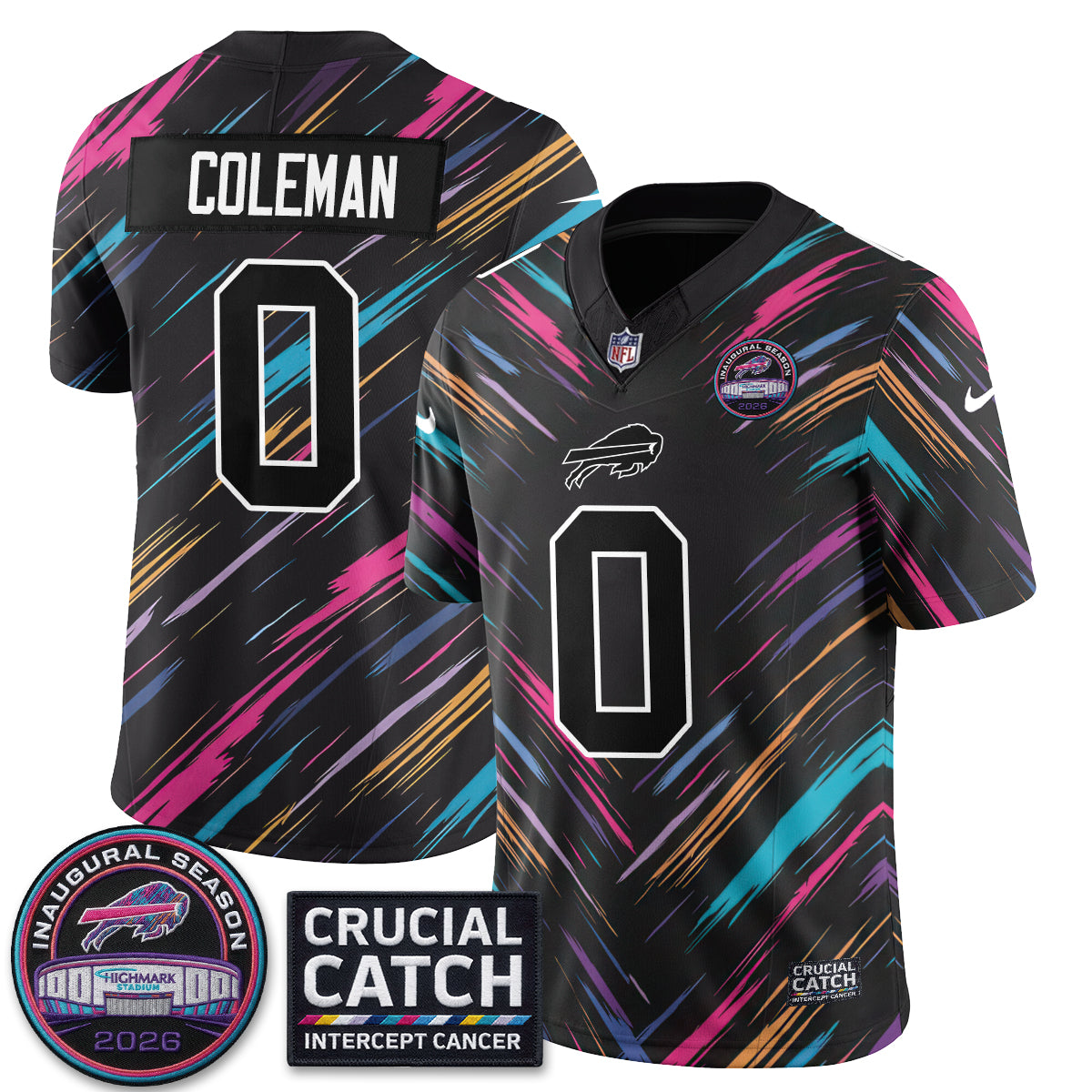 BUF Intercept Cancer 2026 Edition Jersey - Stitched