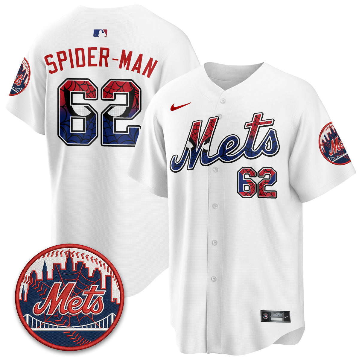 New York Mets x Web-Head Vapor Premier Limited Jersey - All Stitched V2