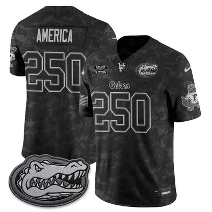 Florida Gators 2026 Salute to Service Vapor Jersey - Stitched