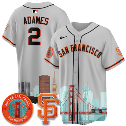 San Francisco Giants SF City Edition Vapor Jersey - Stitched