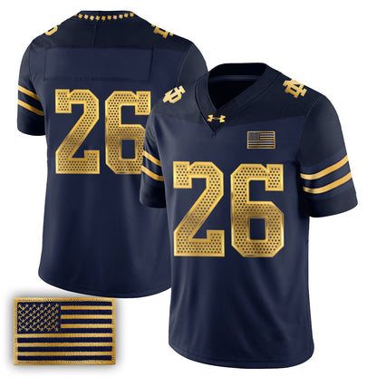 Notre Dame Fighting Irish 2026 Shamrock Series Football Vapor Jersey - Stitched