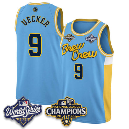 MIL 2026 NL Champions Basketball Jersey - Stitched