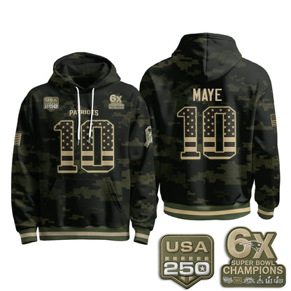 NE 2026 Salute To Service Edition Pullover Hoodie - Printed