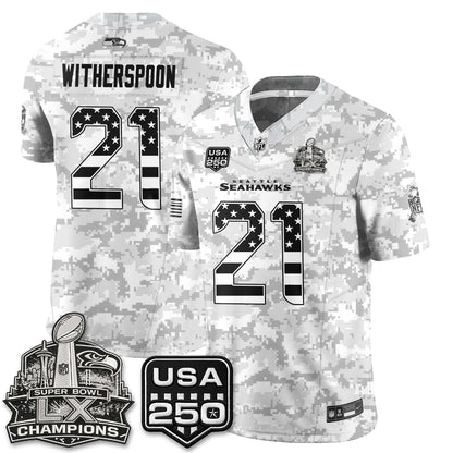 Seattle Seahawks 2026 Salute to Service Edition Vapor Jersey - Stitched