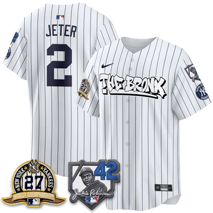 NYY The Bronx 2026 Jackie Robinson Day Vapor Limited Jersey - All Stitched