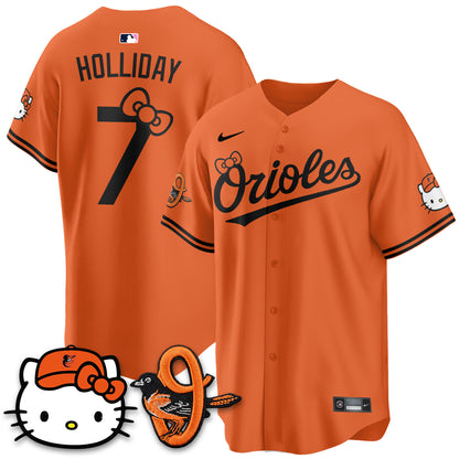 Baltimore Orioles x Meow KT Vapor Premier Limited Jersey - Stitched
