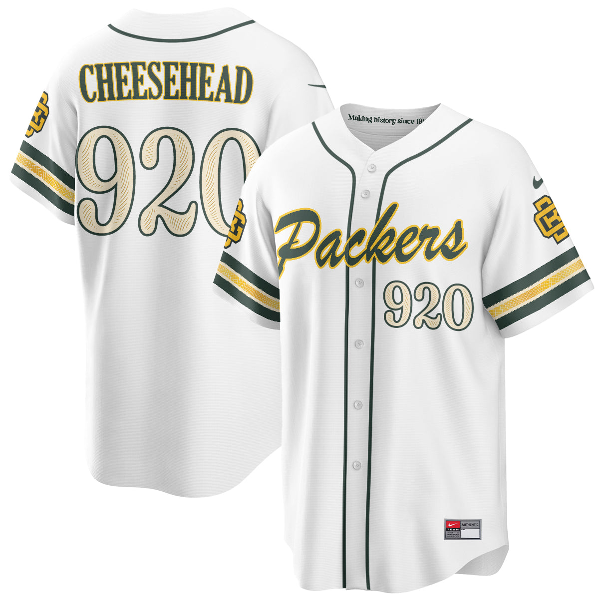 GB 2026 Rivalries Baseball Vapor Jersey - Stitched