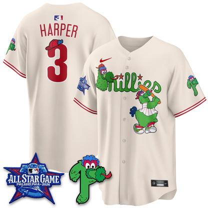 Philadelphia Phillies Phanatic Vapor Limited Jersey - Stitched