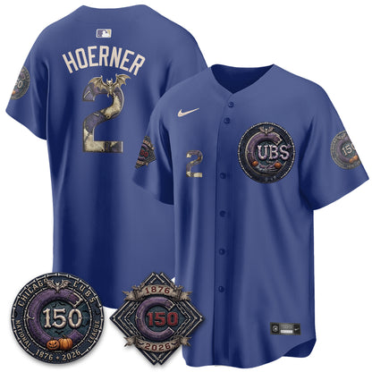 Chicago Cubs Nightmare Edition Vapor Limited Jersey - Printed