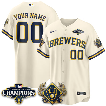 MIL 2026 NL Division Champs Vapor Custom Jersey - Stitched