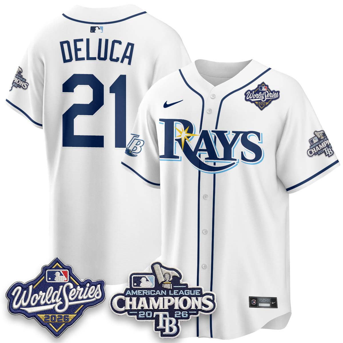 TB 2026 AL Champions Vapor Jersey - Stitched
