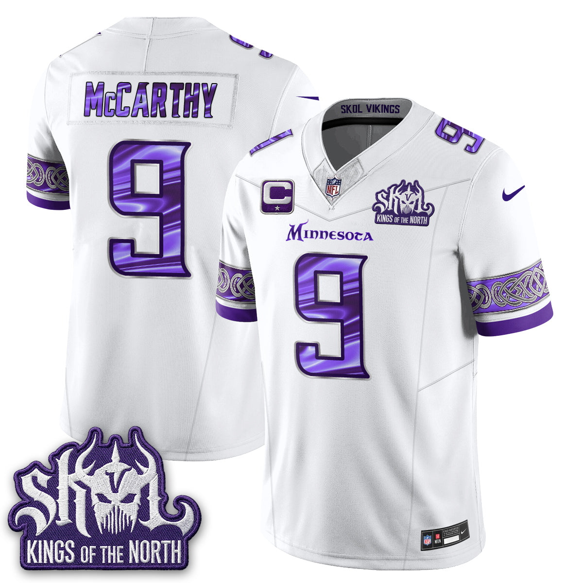 MIN Fangear Edition Warrior Skol Patch Vapor Jersey - Stitched