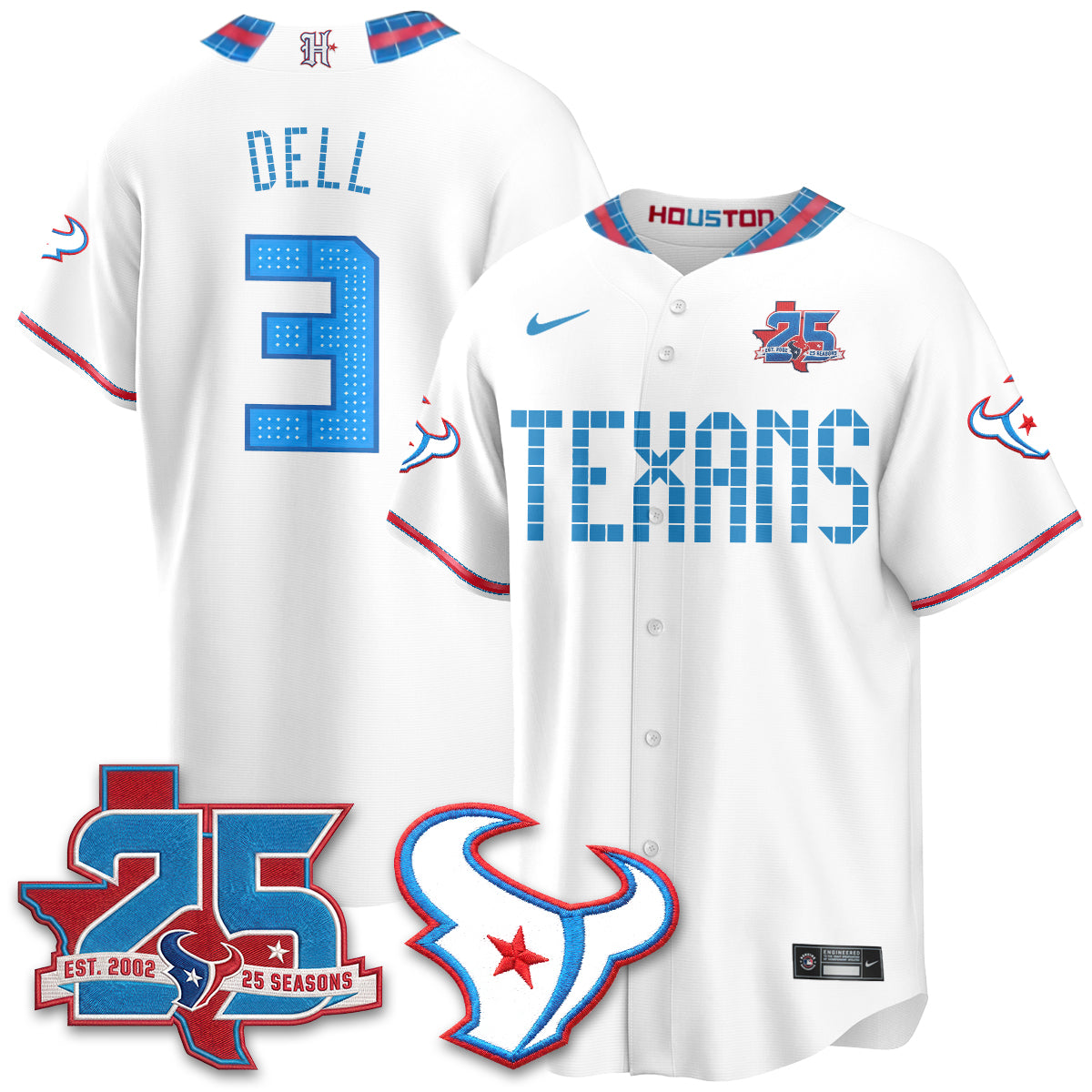 HOU 2026 Rivalries Baseball Vapor Jersey - Stitched
