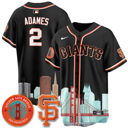 San Francisco Giants SF City Edition Vapor Jersey - Stitched