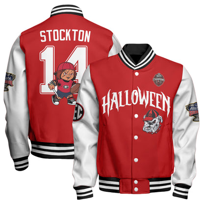 GB x Killer Doll Horror Movie Halloween 2026 Edition Baseball Jacket - Printed