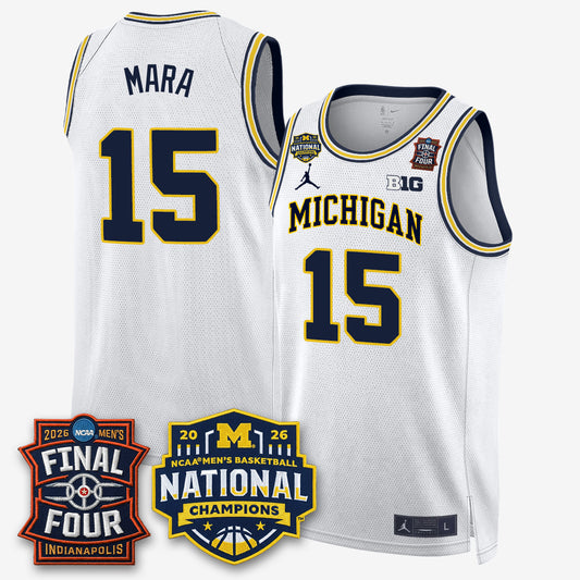 MICH 2026 NCAA Men's Basketball Champions Limited Jersey - All Stitched