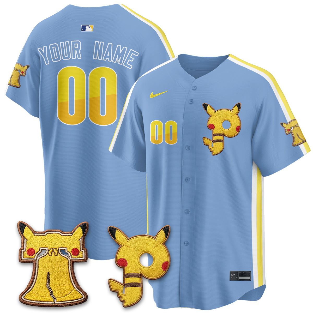 Philadelphia Phillies x PKM Edition Vapor Limited Custom Jersey - Stitched