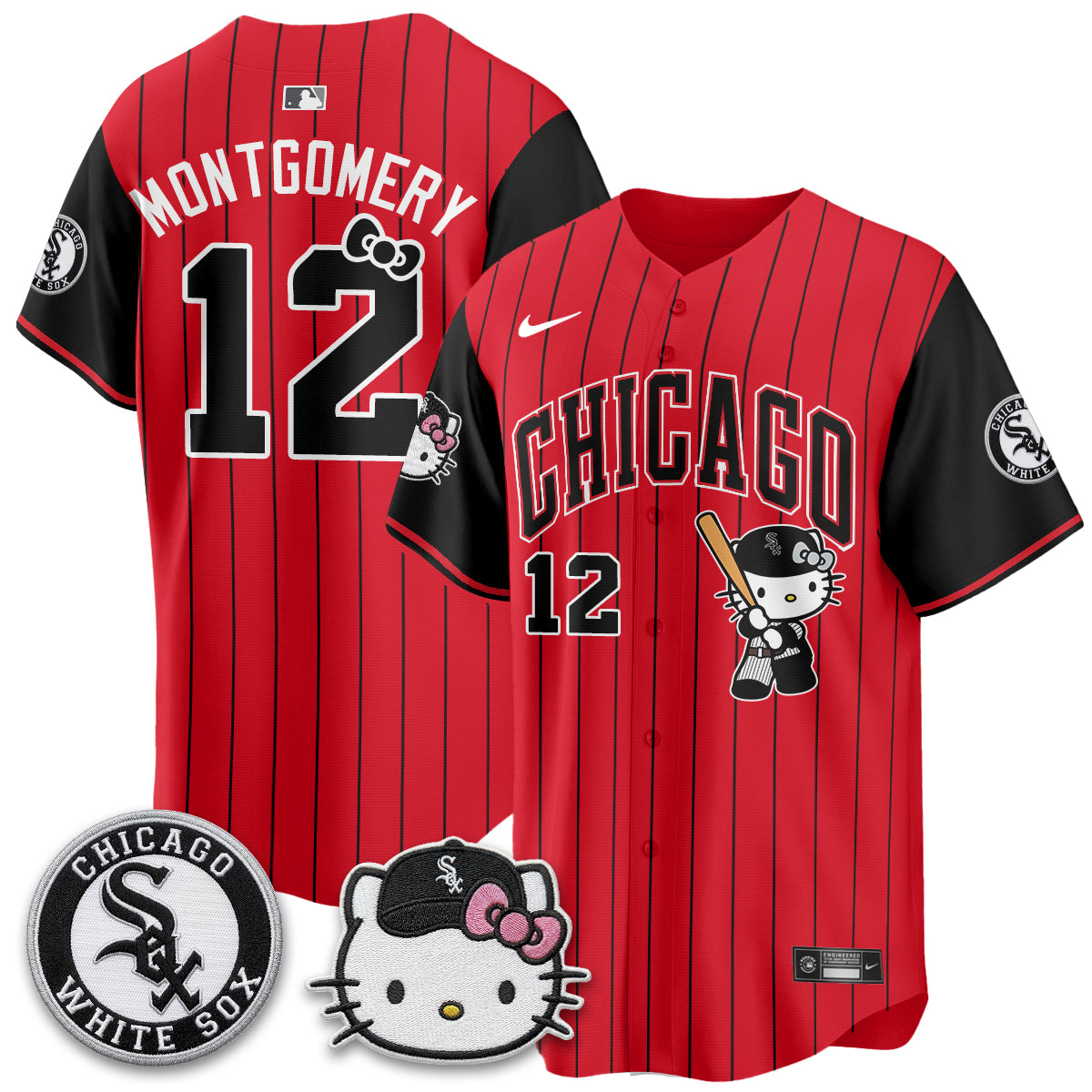 Chicago White Sox x Meow KT Vapor Jersey - Stitched
