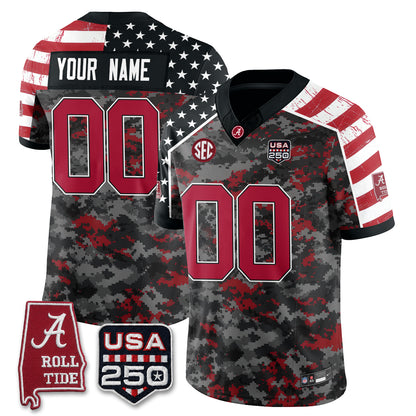 BAMA Camouflage Edition 2026 Vapor Limited Custom Jersey - Stitched
