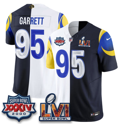 Los Angeles Rams Rivalries Split Vapor Jersey - Stitched