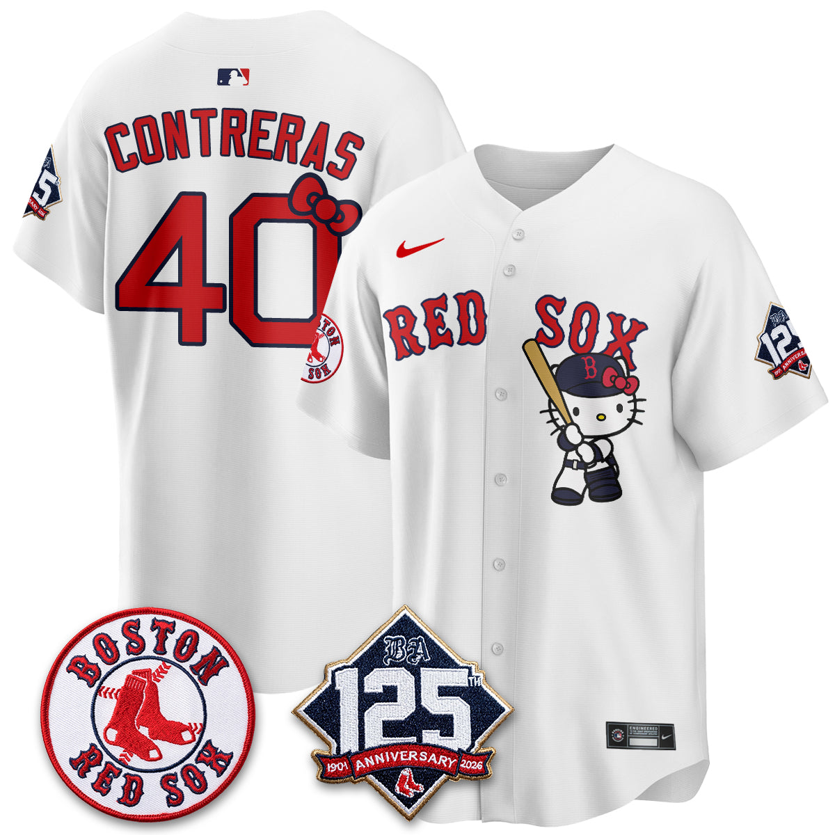 Boston Red Sox x Meow KT Vapor Limited Jersey - Stitched