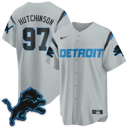 Detroit Lions 2026 Rivalries Baseball Vapor Jersey - Stitched
