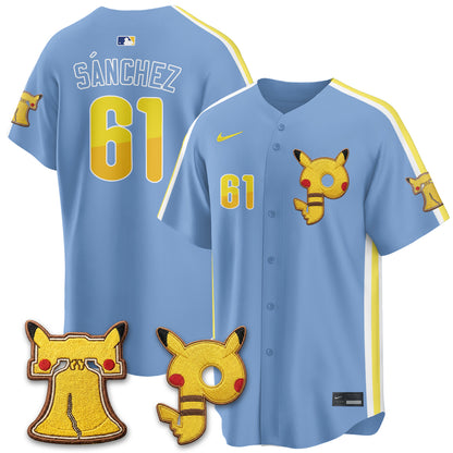 Philadelphia Phillies x PKM Edition Vapor Limited Jersey - Stitched