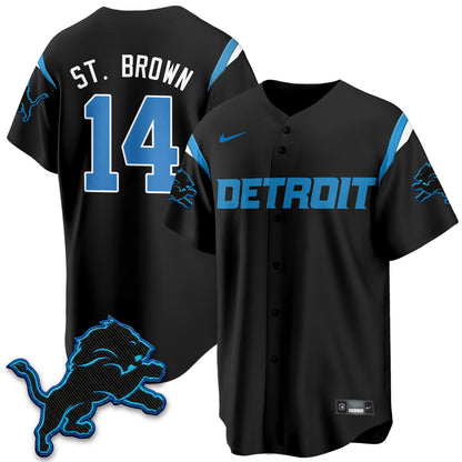 Detroit Lions 2026 Rivalries Baseball Vapor Jersey - Stitched