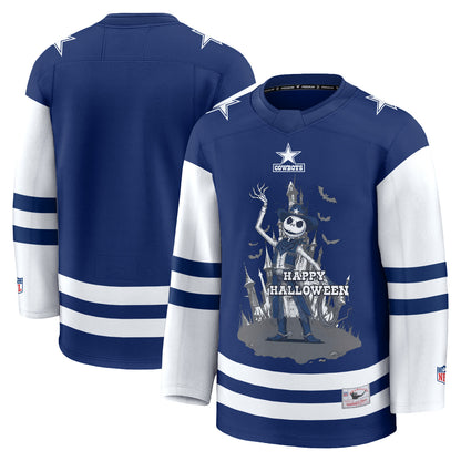Dallas Cowboys x Nightmare Halloween 2026 Edition Hockey Jersey - Printed