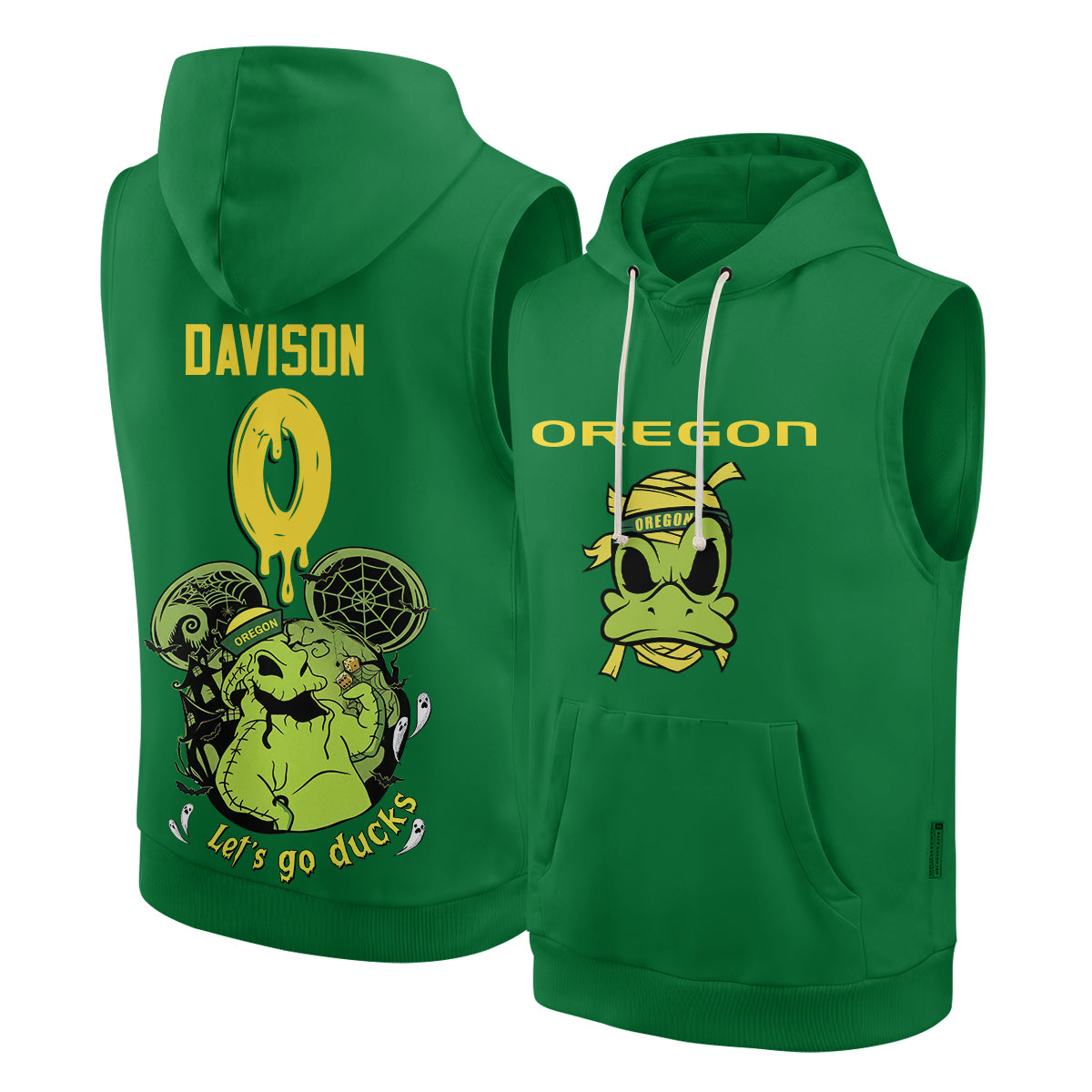 ORE x Boongie Monster Edition Pullover Sleeveless Hoodie Tank Top - Printed