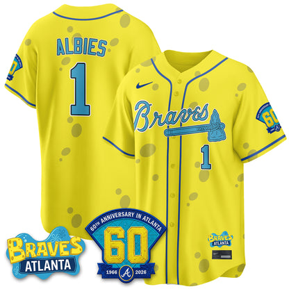 Atlanta Braves x SBSP Limited Vapor Jersey- Stitched