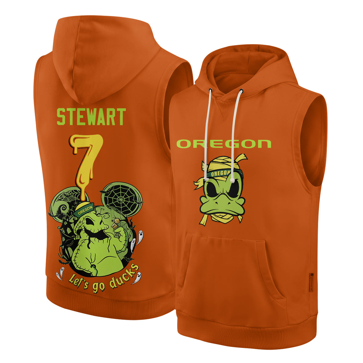 ORE x Boongie Monster Edition Pullover Sleeveless Hoodie Tank Top - Printed