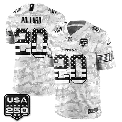 Tennessee Titans 2026 Salute to Service Edition Vapor Jersey - Stitched