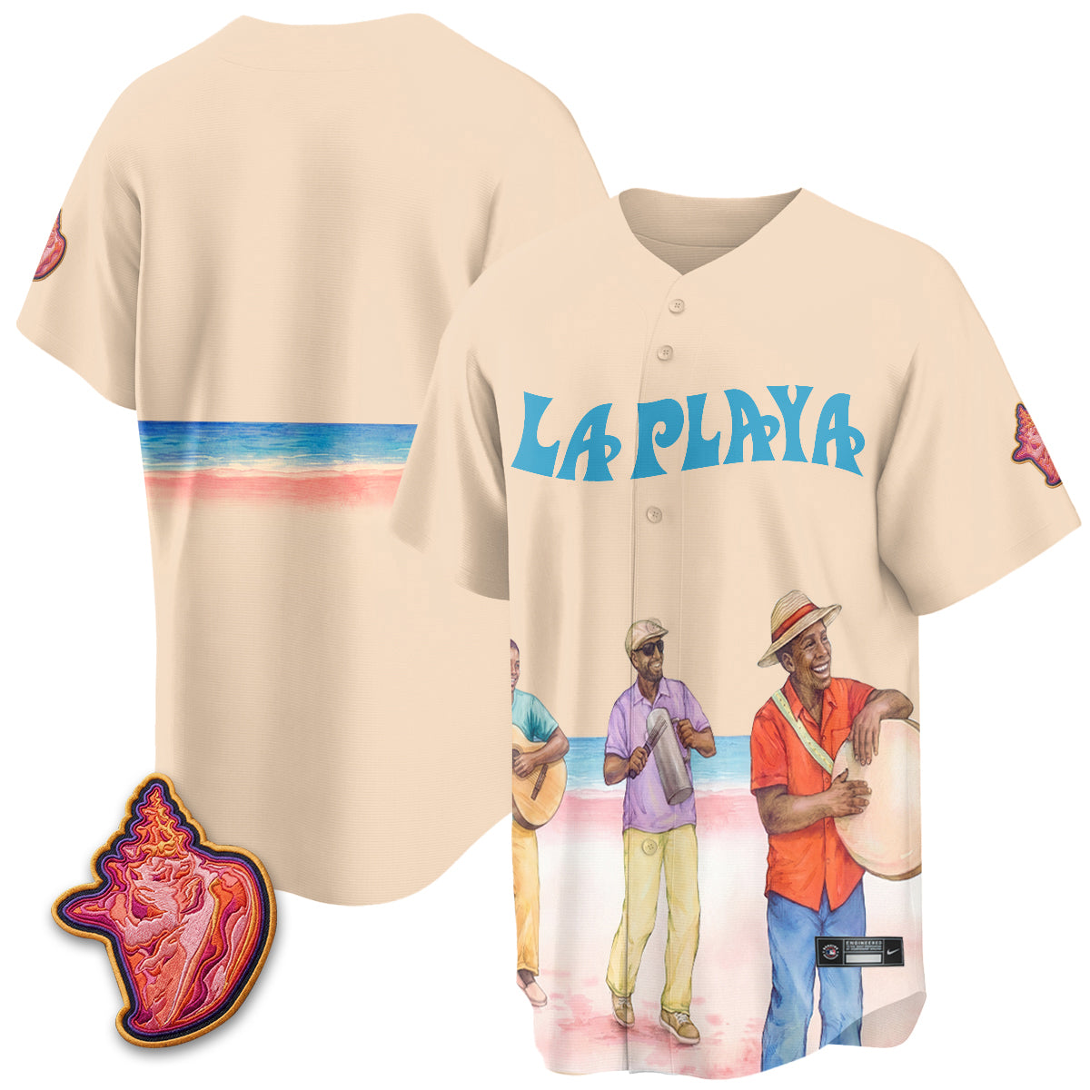 New York Yankees Beach Connect "La Playa" Edition Vapor Jersey- Patch Stitched
