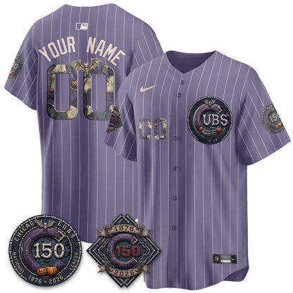 Chicago Cubs Nightmare Edition Vapor Limited Custom Jersey - Printed