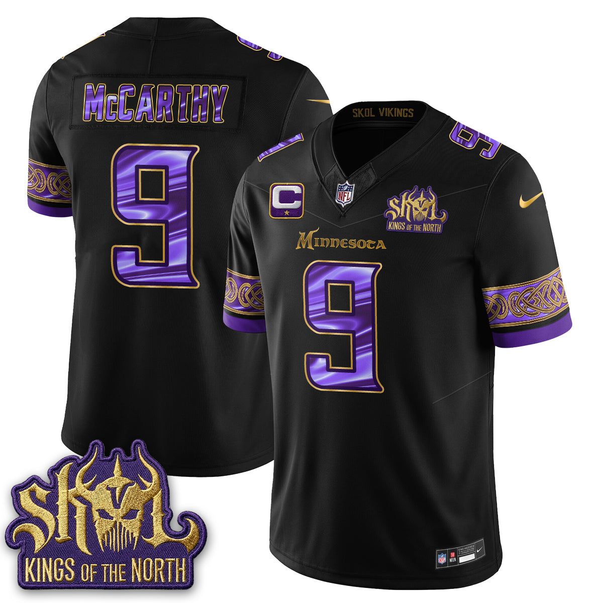 MIN Fangear Edition Warrior Skol Patch Vapor Jersey - Stitched