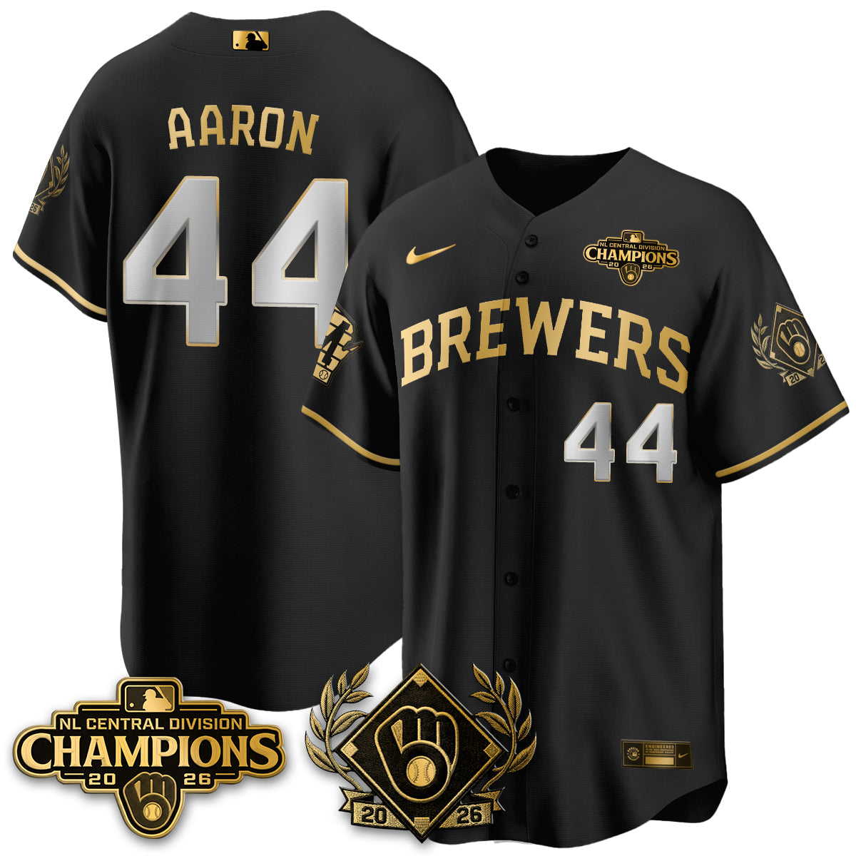 MIL 2026 NL Division Champs Vapor Jersey - Stitched