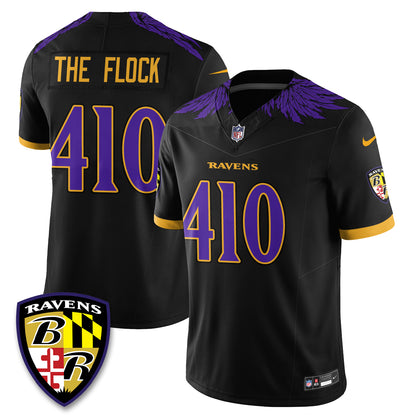 Baltimore Ravens Halloween Edition Vapor Jersey - Stitched