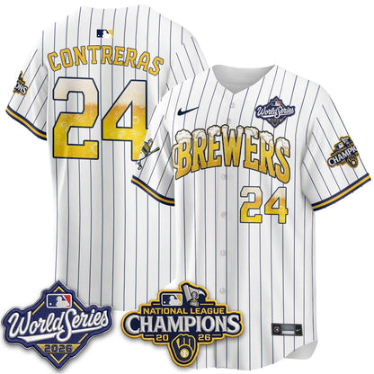 MIL "Pitcher & Pint" 2026 NL Champions Vapor Jersey - Stitched