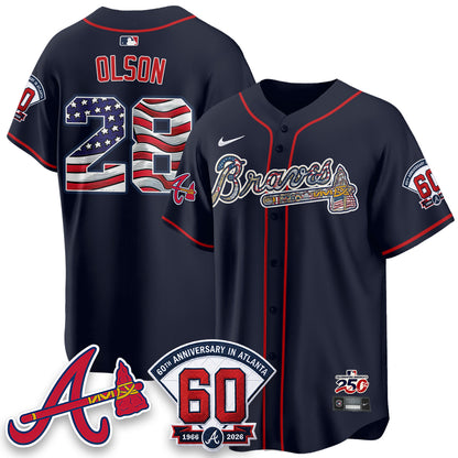 ATL 2026 Independence Day USA Vapor Limited Jersey - Stitched
