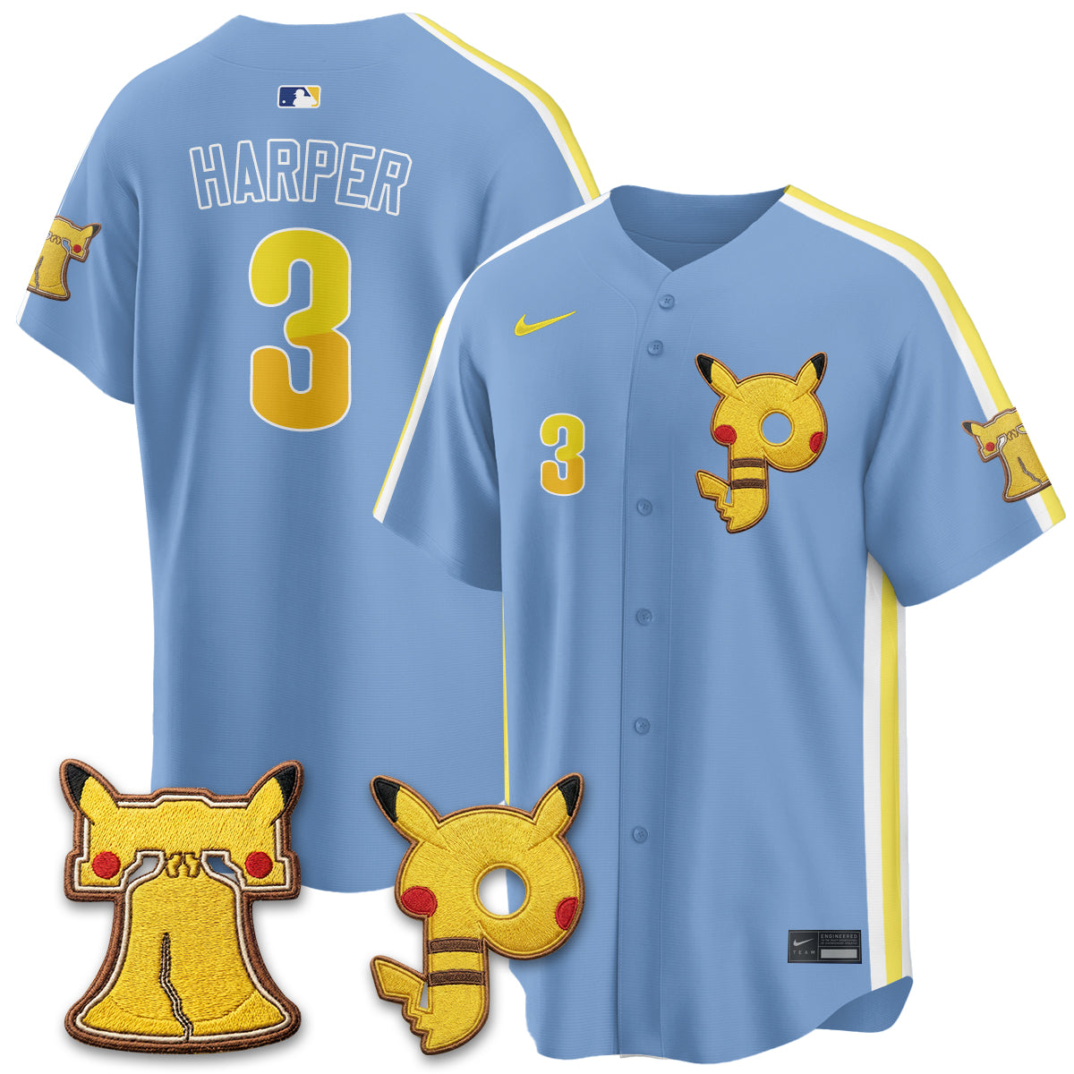 Philadelphia Phillies x PKM Edition Vapor Limited Jersey - Stitched
