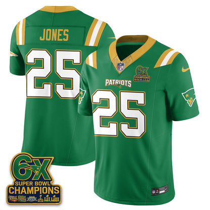 New England Patriots Irish Edition Vapor Jersey - Stitched