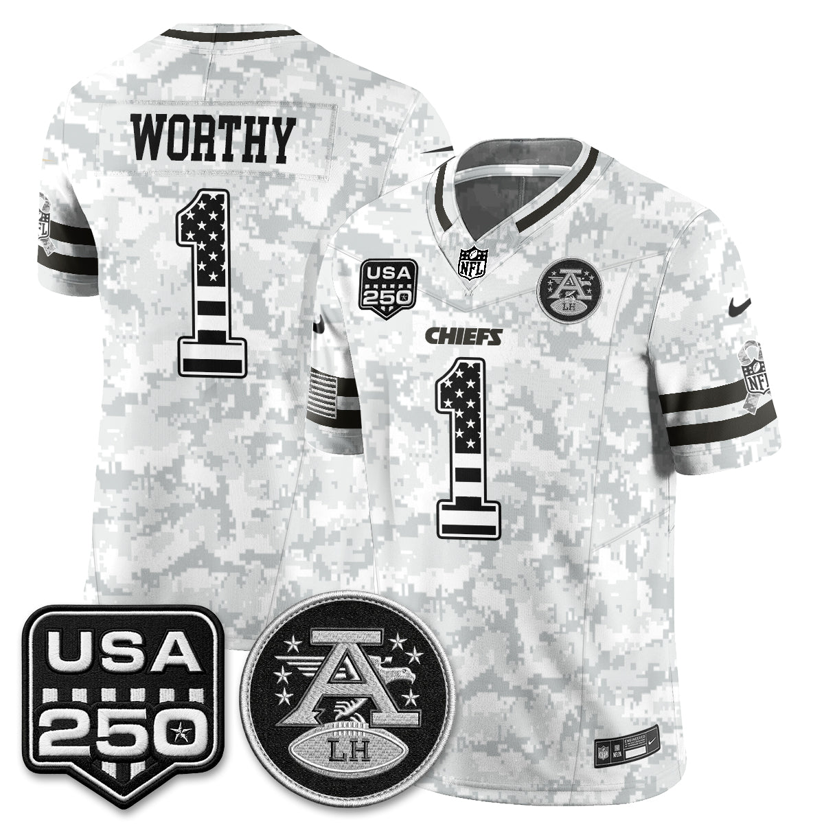 KC 2026 Salute to Service Vapor Jersey - Stitched