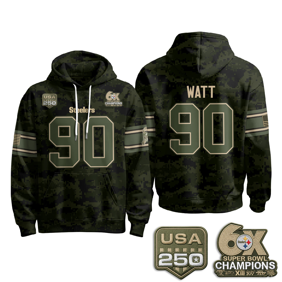 PIT 2026 Salute To Service Edition Pullover Hoodie - Printed